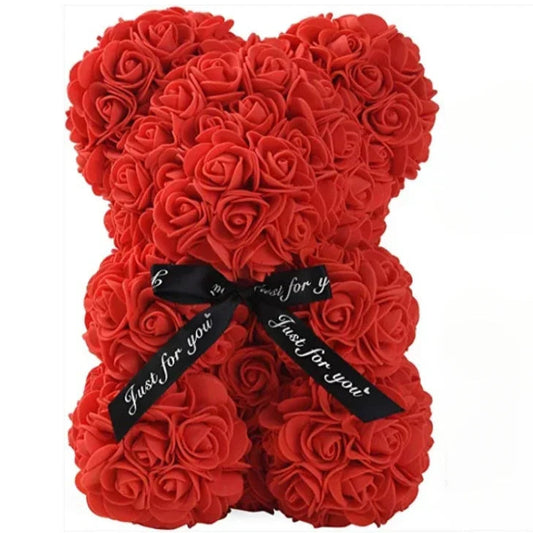 Rose Teddy Bear - Eternal Flower Valentine's Day Gift