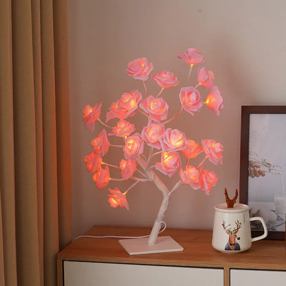 LED Rose Tree Lamp