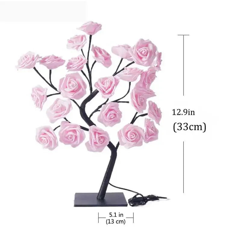 LED Rose Tree Lamp