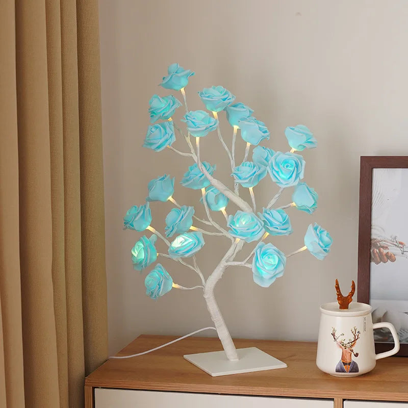 LED Rose Tree Lamp