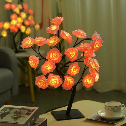 LED Rose Tree Lamp