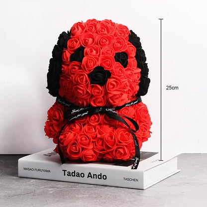 Rose Dog – Eternal Flower Valentine's Day Gift