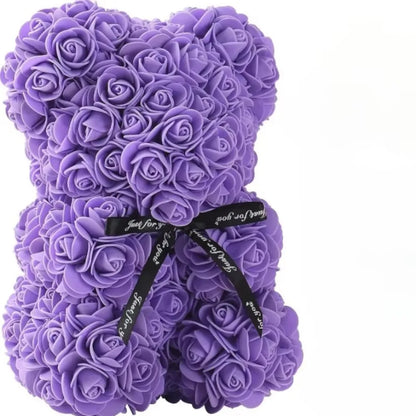 Rose Teddy Bear - Eternal Flower Valentine's Day Gift